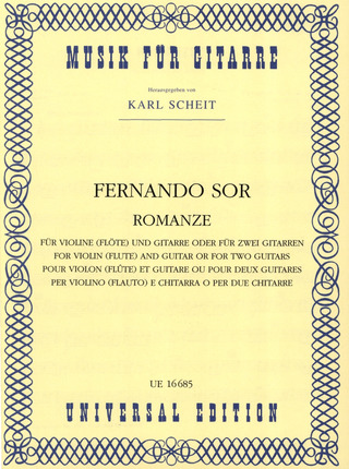 Fernando Sor: Romanze op. posth.