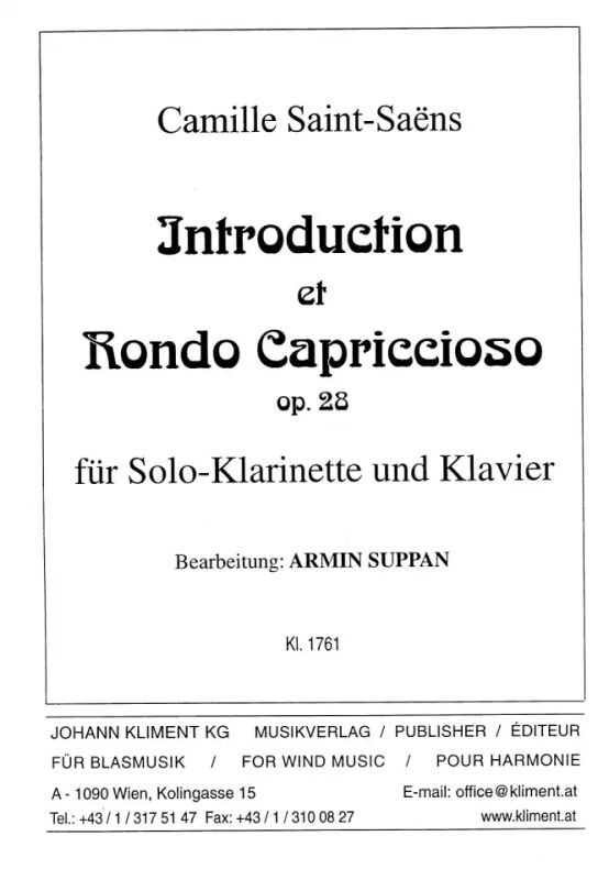Camille Saint-Saëns - Introduction Et Rondo Capriccioso Op 28
