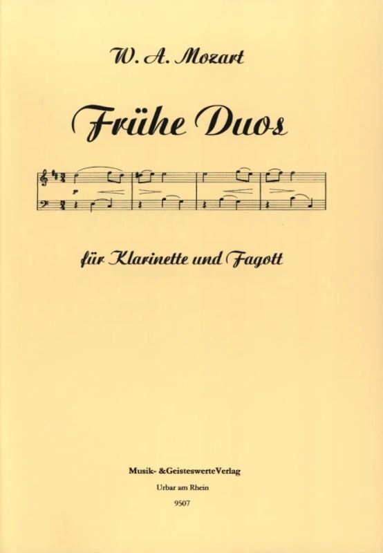 Wolfgang Amadeus Mozart - Fruehe Duette