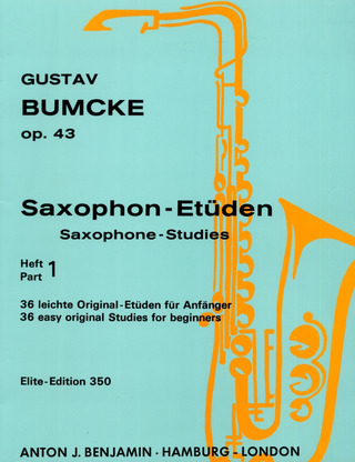 Gustav Bumcke - Saxophon-Etüden I op. 43