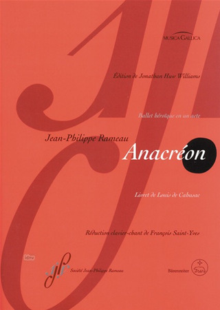 Jean-Philippe Rameau et al. - Anacréon RCT 30