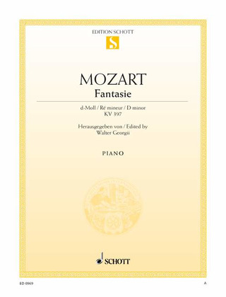 Wolfgang Amadeus Mozart - Fantasie d-Moll