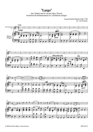 George Frideric Handel - Largo