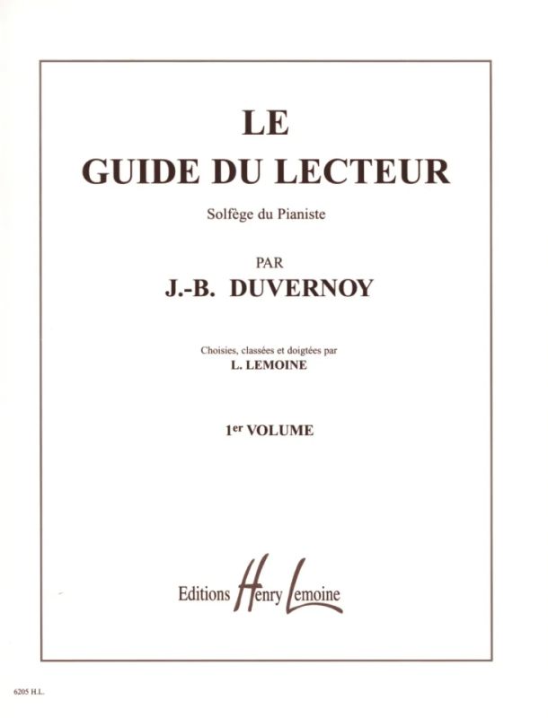 Jean-Baptiste Duvernoy - Guide du lecteur Vol.1