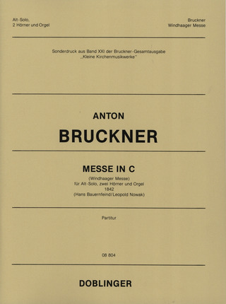 Anton Bruckner: Messe in C (1842)
