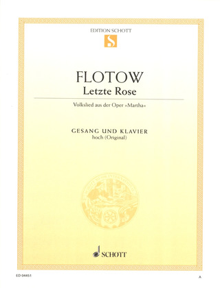 Friedrich von Flotow - Letzte Rose