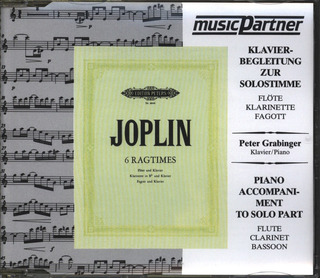 Scott Joplin: 6 Ragtimes – Piano Accompaniment to Solo Part