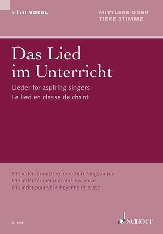 Lieder for aspiring singers