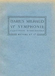 Darius Milhaud - Symphonie No.6, Op.343