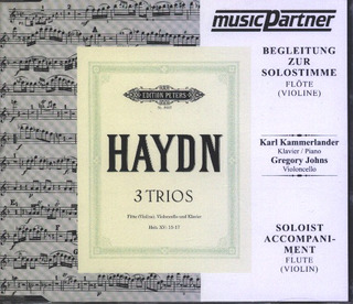 Joseph Haydn - 3 Trios für Flöte (Violine), Violoncello und Klavier Hob. XV: 15-17 "Flöten-Trios"