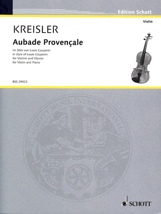 Fritz Kreisler - Aubade Provençale