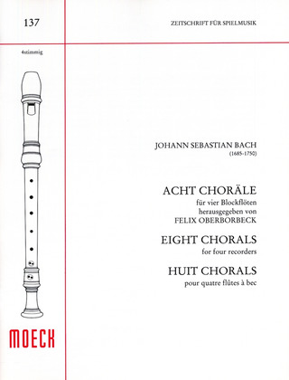 Johann Sebastian Bach - Acht Choräle