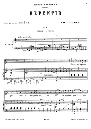 Charles Gounod - Repentir No. 3