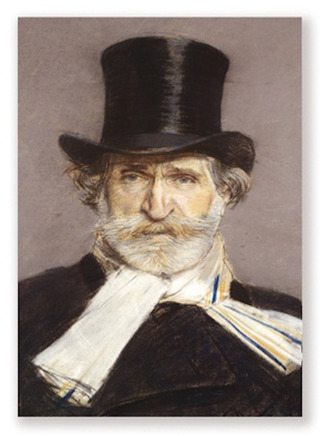 Giuseppe Verdi - Postkarte