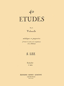 Sebastian Lee - Etudes mélodiques (40) Op.31 Vol.2