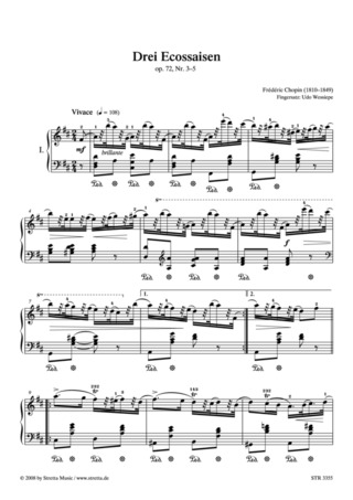 Frédéric Chopin - Drei Ecossaisen