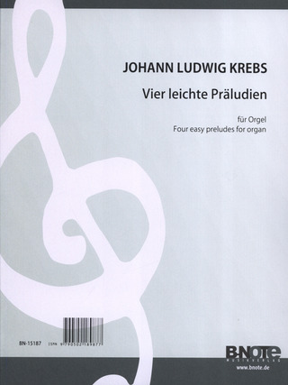 Johann Ludwig Krebs - Four easy preludes for organ