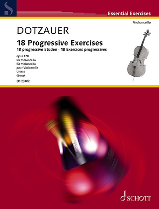 Friedrich Dotzauer - 18 progressive Etüden