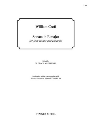 William Croft - Sonata in E major