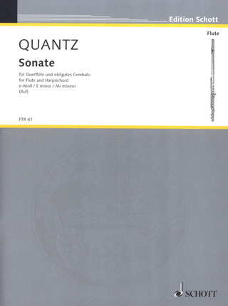 Johann Joachim Quantz: Sonate  e-Moll