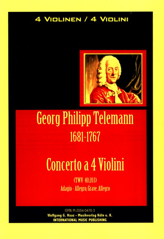 Georg Philipp Telemann - Concerto TWV40:203