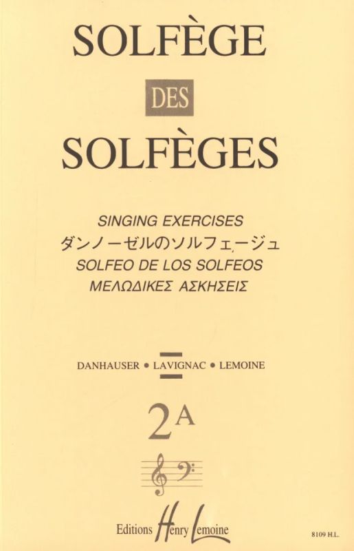 Albert Lavignacet al. - Solfège des Solfèges 2A