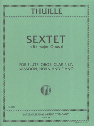 Ludwig Thuille: Sextett B-Dur op.  6