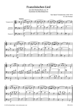 Pjotr Iljitsj Tsjaikovski - Französisches Lied