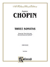 Frédéric Chopin - Chopin: Three Sonatas (Ed. Franz Liszt)