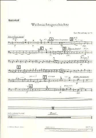 Kurt Hessenberg - Weihnachtsgeschichte op. 54 (1950-1951)