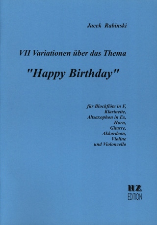 Jacek Rabinski - Happy Birthday - 7 Variationen