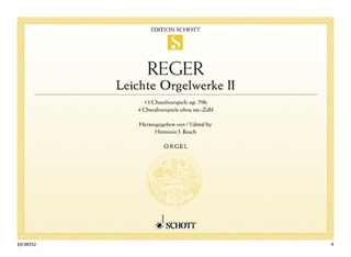 Max Reger - Leichte Orgelwerke