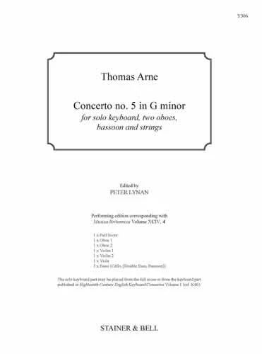 Thomas Arne - Concert no. 5 in G minor