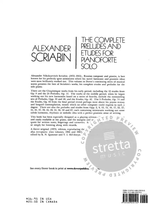 Alexandre Scriabine - The Complete Preludes and Etudes