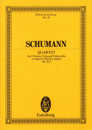 Robert Schumann - Streichquartett  A-Dur op. 41/3