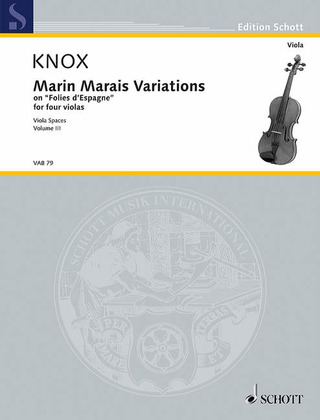Garth Knox - Marin Marais Variations