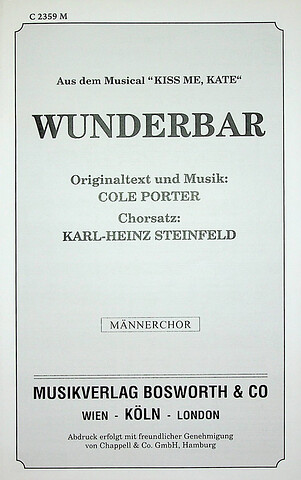 Cole Porter - Wunderbar