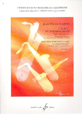 Jean-Pierre Caens: L'A.B.C. du saxophoniste vol.1
