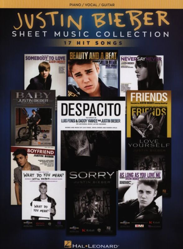 Justin Bieber: Sheet Music Collection