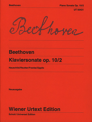 Ludwig van Beethoven - Piano Sonata in F major op. 10/2