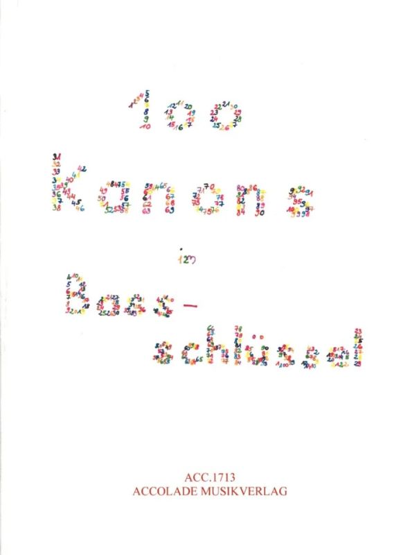 100 canons in bass clef