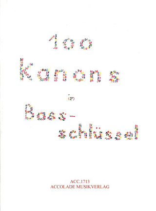 100 canons in bass clef