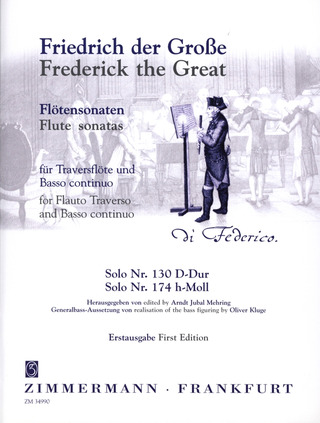 Friedrich der Große - Flötensonaten für Traversflöte und Basso continuo