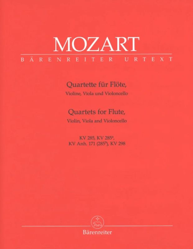 Wolfgang Amadeus Mozart - Quartets for Flute, Violin, Viola and Violoncello