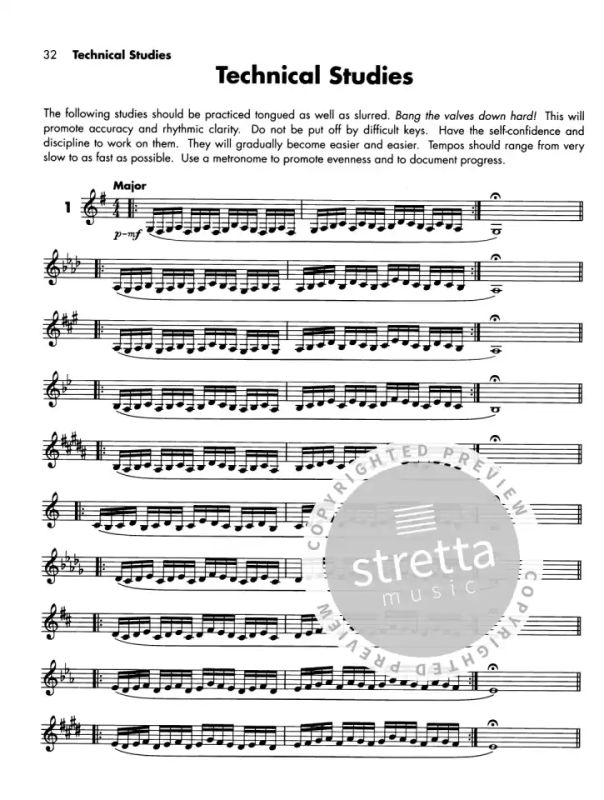 Trumpet Method Book 1 Technical Studies Sheet Music Book Allen Vizzutti 