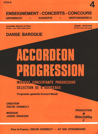 Jörg Draeger - Danse Baroque - Accordeon Progression 4