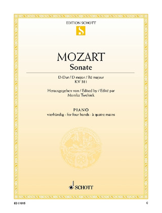 Wolfgang Amadeus Mozart - Sonate D-Dur