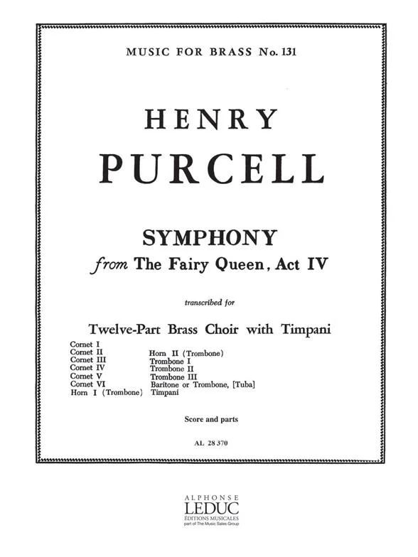 Henry Purcell - Symphony From 'Fairy Queen' Act IV