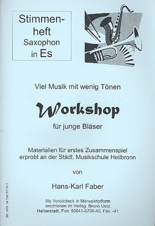Hans-Karl Faber: Workshop für junge Bläser