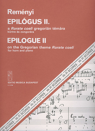 Remenyi Attila: Epilogue 2 - Gregorianisches Thema Rorate Coeli